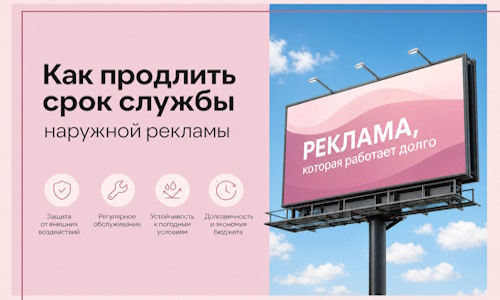 Как продлить срок службы наружной рекламы в Салавате