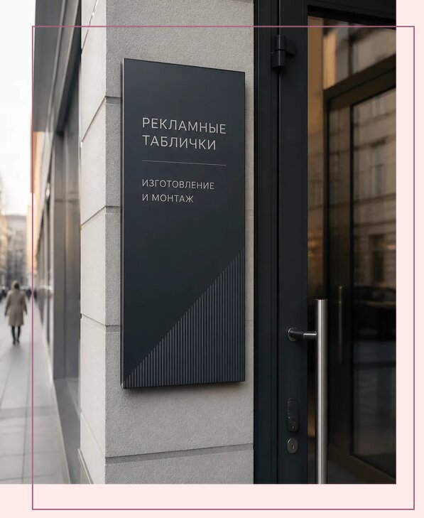 Рекламные таблички в Салавате по цене от 4801 р. | Аванза-Слв