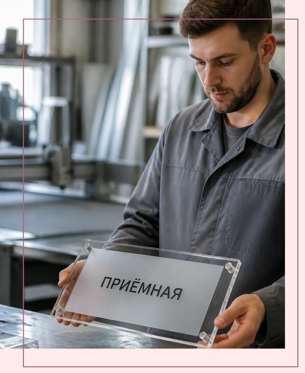 Таблички из оргстекла на заказ в Салавате от 4161 р. | Аванза-Слв