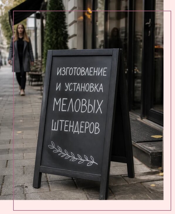Меловые штендеры в Салавате по цене от 6935 р. | Аванза-Слв